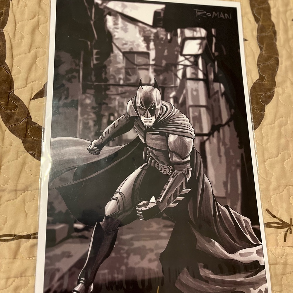 Batman Dark Knight poster - Artwork by Roman